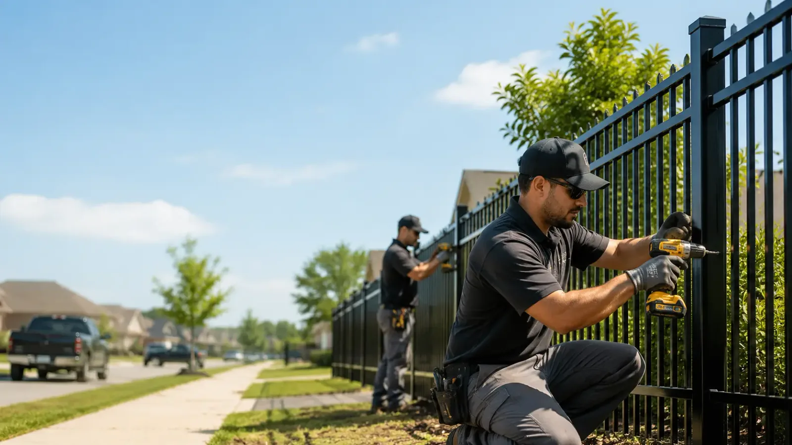 Metal Fence Installation in Andrews Air Force Base, MD